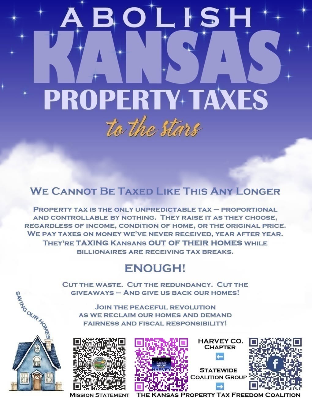Harvey County chapter flyer &mdash; click to view full size