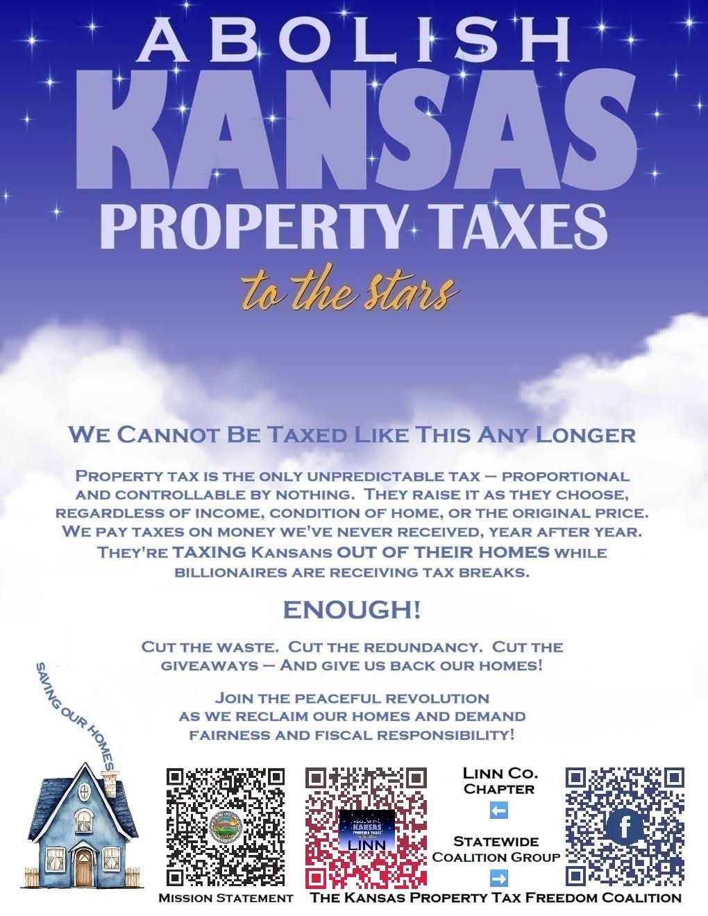 Linn County chapter flyer &mdash; click to view full size